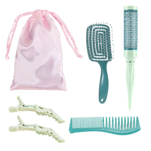 Wanmei Hair Styling Tools Set <b>With</b> Comb Clipper <b>Brush</b> And <b>Curler</b> For Women Hair Care - Product Image 1