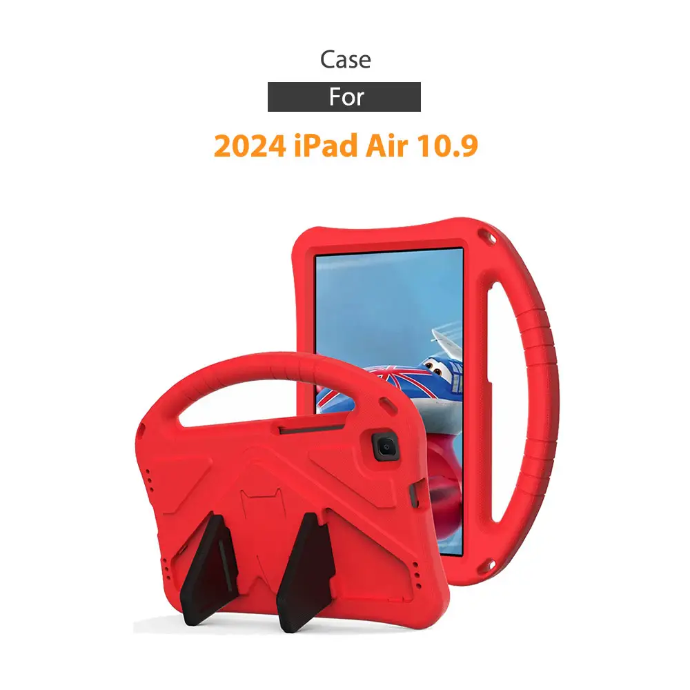 EVA Máy Tính Bảng Bao Gồm Trường Hợp Cho 2024 iPad Không Khí 10.9 10.2 Bọt Trường Hợp Chủ Du Lịch Bảo Vệ Trẻ Em Mini 1 2 3 4 5 Bìa