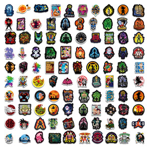 100 cái/túi thiết kế mới Anime dbz có thể tháo rời vinyl dán cho Skateboard điện thoại máy tính xách tay trang trí - Product Image 2