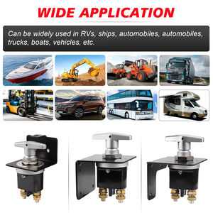 <span class=keywords><strong>Coupe</strong></span>-<span class=keywords><strong>circuit</strong></span> de <span class=keywords><strong>batterie</strong></span> 12V robuste, disjoncteur, isolateur, interrupteur de coupure de <span class=keywords><strong>batterie</strong></span> avec trou de serrure pour accessoires de camping-car - Product Image 6