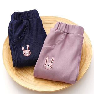 สินค้าขายดีที่สุดในโลก เสื้อผ้าเด็กผู้หญิงสไตล์คันทรี ชุดฤดูใบไม้ร่วง กางเกงทรงเข้ารูปสำหรับนำเข้า - Product Image 5