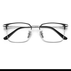 Montures de lunettes rectangulaires en titane pur pour hommes Mirror One Factory, taille moyenne, verres en plastique, style professionnel 32801 - Product Image 4