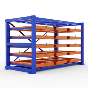 Sistema de Estanterías para Paletización con Plataformas Metálicas y Estantes de Almacenamiento de Alta Resistencia - Product Image 3