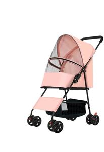 Poussette pour animaux de compagnie pour petits chiens avec panier de rangement Poussette pour enfants détachable - Product Image 2