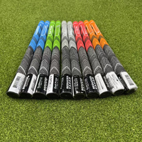 Poignées de golf multi-composants - Double texture haute adhérence, pièces de rechange professionnelles multicolores pour clubs de golf standard/midsize