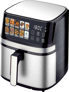 2025 nuevo Tuya Smart App TFT LCD LED 5L 4L 6.5L 1500W AI plástico <span class=keywords><strong>precio</strong></span> barato <span class=keywords><strong>freidora</strong></span> <span class=keywords><strong>de</strong></span> aire inalámbrica con cesta - Product Image 6