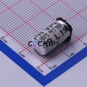 Condensateur solide VPHD1501V471MVTM SMD, D8xL15mm (Capacité : 470uF) (Précision : 20%) Tension nominale : 35V - Product Image 2