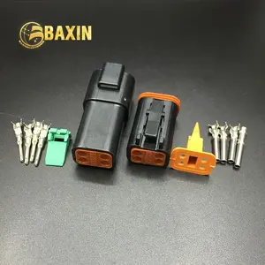 ตัวเชื่อมต่อสีดำ DT Series <span class=keywords><strong>2P</strong></span>/3P/4P/6P/8P/12P สำหรับยานยนต์สำหรับผู้ใช้ทั้งชายและหญิง - Product Image 5