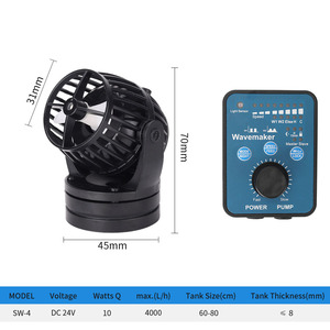Jebao serie SW bomba de ondas de circulación silenciosa 220V accesorios de acuario con alta eficiencia para peces Coral hermosas olas - Product Image 3