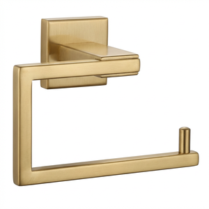 Portarrollos de Papel Higiénico en Forma de L, de Acero Inoxidable SUS304 Dorado, para Montar en la Pared, de Lujo, para Hotel o Villa, OEM ODM, Todos los Acabados Disponibles - Product Image 2