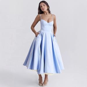 Robes de soirée mi-longues vintage des années 1960, <span class=keywords><strong>robe</strong></span> de mariée corset double couche à la française, <span class=keywords><strong>robe</strong></span> évasée style skater, vêtements de fête, <span class=keywords><strong>robe</strong></span> de soirée - Product Image 5