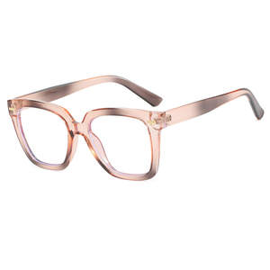 Kacamata optik kotak Vintage mewah wanita 2024 kacamata antik wanita desain unik <span class=keywords><strong>Retro</strong></span> wanita warna-warni kacamata Anti cahaya biru - Product Image 6