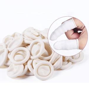 100% Puur Natuurlijke Latex Esd Veiligheidshandschoenen Elektronica Productie Latex Vingerbedden - Product Image 5