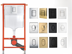 <span class=keywords><strong>Inodoro</strong></span> Suspendido DOGOLI TS008QD de Estilo Moderno con <span class=keywords><strong>Cisterna</strong></span> Empotrada, Doble Descarga, Tanque de Plástico, Diseño Oculto, 5 Años de Garantía - Product Image 4