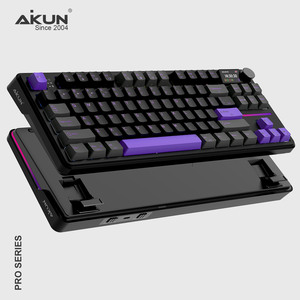Nuovo <span class=keywords><strong>KTL</strong></span> GX9987WR Turbo Tastiera da Gaming RT con Switch ad Asse Magnetico Interamente in Alluminio, 87 Tasti, Frequenza di Risposta 8K, Personalizzabile, Tri-mode Hot-Swappable - Product Image 1
