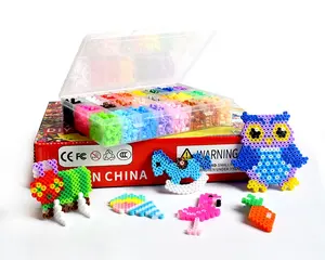 Kerst Geschenkdoos Custom Kinderen Puzzel Educatief Speelgoed 24 Kleur 5Mm Eco Vriendelijke Perler Hama Zekering Kralen Set Voor Kinderen