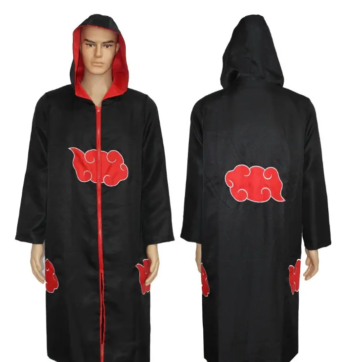 UFOGIFT-Disfraz de Akatsuki Uchiha Itachi para hombres y mujeres, Orochimaru, uchiha madara Sasuke, capa de capa