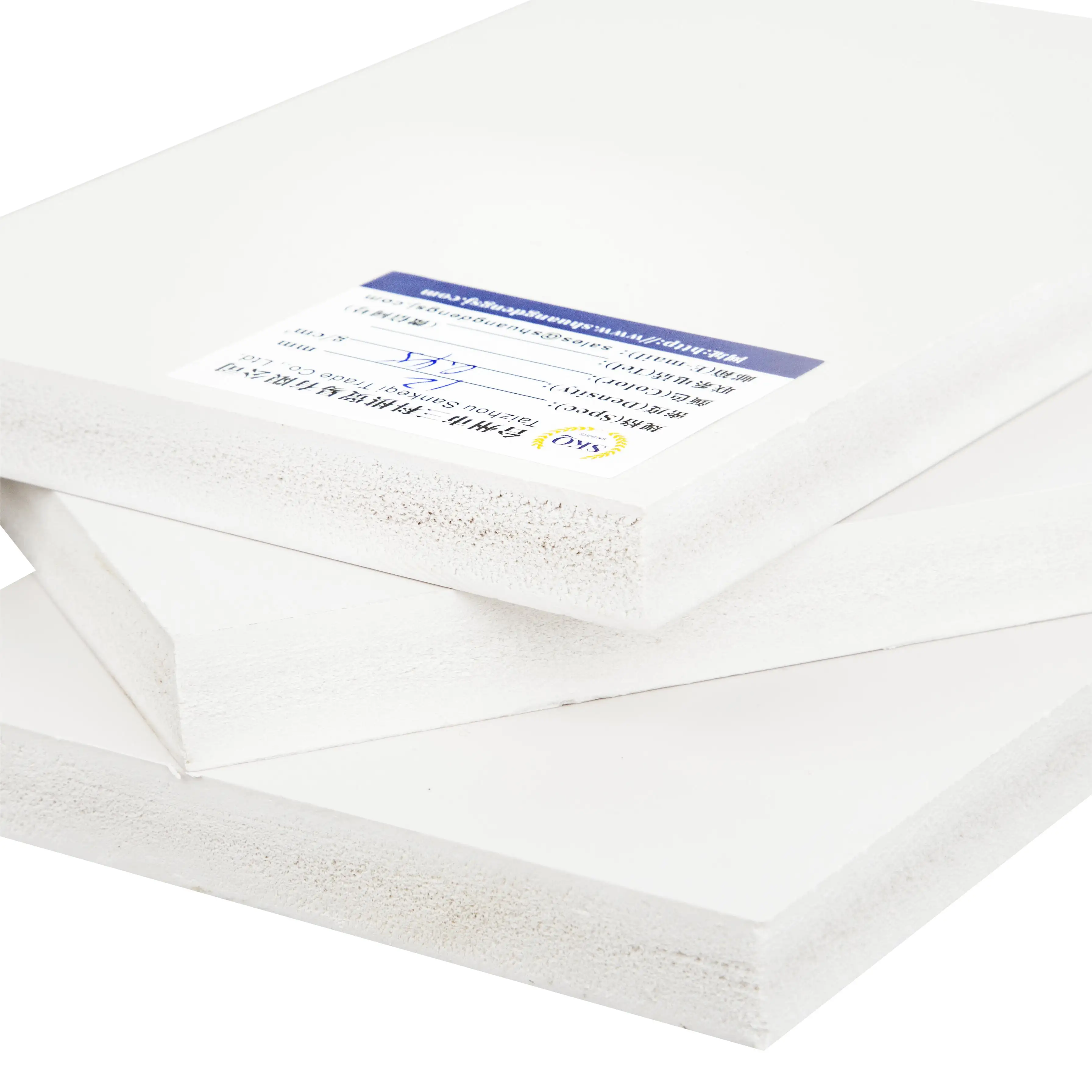 White Waterproof PVC Material Expanded Foam Board Sheet