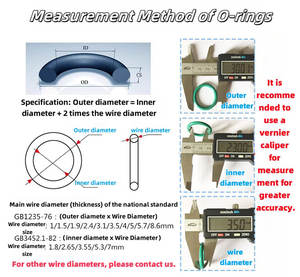 Junta tórica de sello naranja de goma NBR/FKM para sellos <span class=keywords><strong>Wacaco</strong></span> TW Personalización Kits de juntas tóricas métricas y no métricas para sellos - Product Image 3