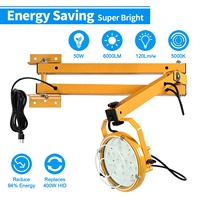 Lampu Kerja Lengan Ayun Tahan Air Berkualitas Tinggi YouLumi dengan Peringkat IP65 120Lm/W 20 Watt 30 Watt 40 Watt 50 Watt Lampu Dermaga Muatan