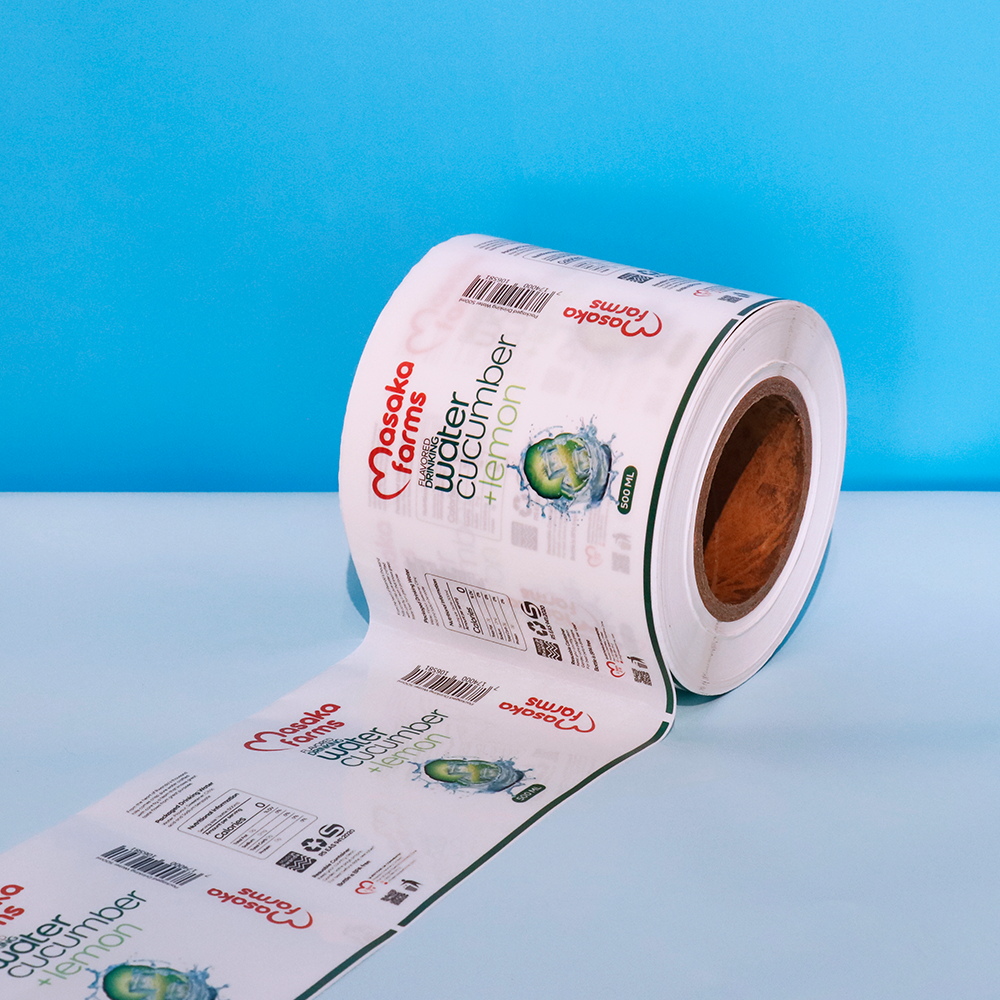 Popular Waterproof Custom Beverage Bottle Packaging Adhesive Labels Stickers
