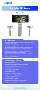 सर्वाधिक बिकने वाले नेत्र उपकरण हैंड हेल्ड स्लिट लैंप की कीमत - Product Image 6