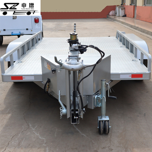 Goose Neck Drawbar Tilt Flatbed <strong>Auto</strong> Hauler Trailer for Car Transportation - Product Image 4