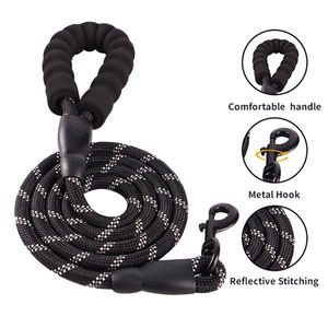 Correa Moderna de Nailon Resistente para Perro con Mango Acolchado Cómodo, Giratoria 360 Grados e Hilos Altamente Reflectantes para Pequeños/Medianos/Grandes - Product Image 2