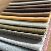 Mosa Luxe 150cm Largeur Velours Tissu 250gsm Poids Respirant Coupe-Vent Canapé Rideau Maison Textile pour Voitures Sacs Jouets Literie