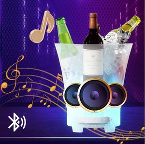 Seau à glace LED commercial 5 L, changeant de couleur, refroidisseur de champagne lumineux, refroidisseur à vin en plastique pour fêtes, bars, clubs, KTV - Product Image 5