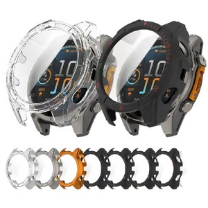 <span class=keywords><strong>Protector</strong></span> de Pantalla Completo Deportivo para Garmin Fenix 8 51mm/47mm/43mm AMOLED <span class=keywords><strong>SOLAR</strong></span>, Película de Vidrio Templado + Funda Rígida de PC para Reloj - Product Image 1
