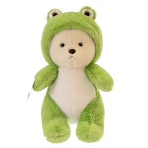 Funny Design 30CM Cute Cartoon Cross Dressing Stuffed Animal Plush Toys Rabbit Fox Elephant Frog Little Pig Plushies Kids Toy