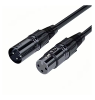 Connecteur RZ XLR 3 broches Dmx512 câble de Signal d'éclairage de scène d'extension pour lumière principale mobile LED Par