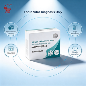Test rapide d'anticorps ASFV P54 pour la détection des survivants de la fièvre porcine africaine (FPA) – Bandelette de biosécurité OEM ODM - Product Image 1