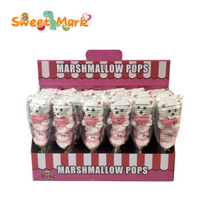 Mignon Ours et Coeur <span class=keywords><strong>Guimauve</strong></span> Sucette Bonbon Fruit Aromatisé Halal Certifié Emballé en Boîte - Product Image 6