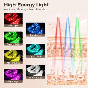 Maschera LED 4D Wireless Portatile OEM/ODM con 400 LED a Luce Rossa, Dispositivo Facciale in Silicone Ricaricabile con Telecomando per Bellezza - Product Image 4