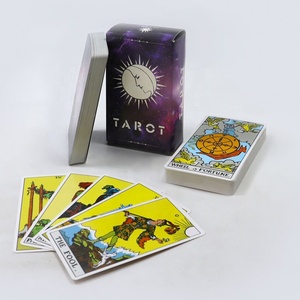 <span class=keywords><strong>Cartas</strong></span> de <span class=keywords><strong>Tarot</strong></span> de Estilo Clásico Impresas en Fábrica OEM, Impresión Personalizada, Juego de Adivinación para Adultos, <span class=keywords><strong>Cartas</strong></span> de <span class=keywords><strong>Tarot</strong></span>, Compra Disponible en Existencia - Product Image 2