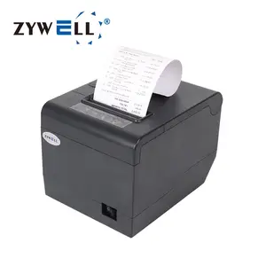 Impresora de recibos de caja registradora ZYWELL impresora de recibos de cajero ZY808 impresora térmica de 80mm