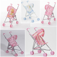 Poussette bébé pliable 3-en-1 en tissu OEM ODM, poussette métallique économique avec fonction lumineuse pour 3 ans, nouvelle arrivée, chariot à poupée en alliage