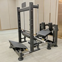 Máquina Ajustable para Empujes de Cadera, Entrenador de Glúteos, Equipo de Fitness Comercial, Máquina de Entrenamiento de Cadera con Carga de Placas
