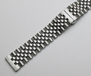 Bracelet de montre en acier inoxydable Remplacer le bracelet de montre Argent Noir 18mm 20mm 22mm pour Seiko Samsung <span class=keywords><strong>Huawei</strong></span> - Product Image 5