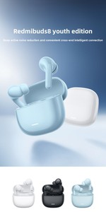 Audífonos REDMI <span class=keywords><strong>Buds</strong></span> 8 <span class=keywords><strong>Lite</strong></span>/Youth Edition Originales al por Mayor, Cancelación Activa de Ruido de 42dB, Audífonos Intrauditivos Inalámbricos TWS CN - Product Image 6