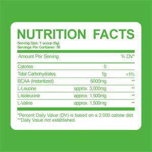 Poudre d'électrolytes Keto au potassium et BCAA <span class=keywords><strong>pour</strong></span> adultes, marque distributeur, saveur pomme, 10-19g de protéines, boisson hydratante - Product Image 5