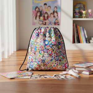 Newjeans กระเป๋าหูรูด-[เหนือธรรมชาติ] NJ x Murakami | สินค้า K-POP ทางการ - Product Image 3