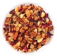 Natuurlijke Blauwe Kleur Vruchten Bloemen Blended Thee Cranberry Apple Fruit Blauwe Vlinder Bloem In Losse Smaak Thee
