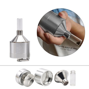 Molino Manual <span class=keywords><strong>de</strong></span> Especias y Sal <span class=keywords><strong>de</strong></span> 56 mm, Molinillo para Triturar Polvo con Botella <span class=keywords><strong>de</strong></span> Vidrio para <span class=keywords><strong>Tabaco</strong></span>, Regalo para Fumadores - Product Image 1