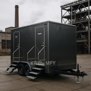 Toilettes portables modernes pour extérieur, parc, remorque mobile, plastique robuste, 2025 - Product Image 6