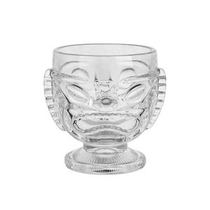 Verres Tiki, tasse Tiki transparente de 16 oz verre à Cocktail de barre moderne, tasses de fête hawaïenne Luau verres boissons boissons tasses - Product Image 1