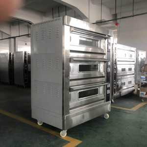 Four à gaz automatique à douze plaques à trois couches de grande capacité pour une économie d'énergie efficace, essentiel pour les usines de snacks de boulangerie - Product Image 3