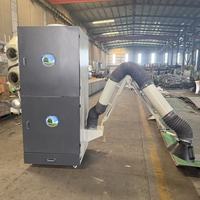 YINUOTE Nouveau Collecteur de Poussière Industriel Mobile 3 HP Efficacité 99,9% Bras d'Aspiration Flexible de 2m pour l'Extraction des Fumées de Soudage